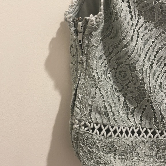 Cute Lacy Green Crop Top - Picture 5 of 5